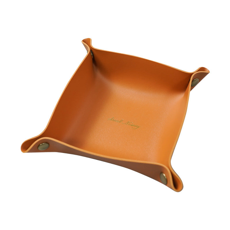 Leather Storage Box Desktop Storage Tray - Kayluz Home