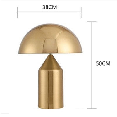 Metal Mushroom Table LED Lamp Gold/White/Black