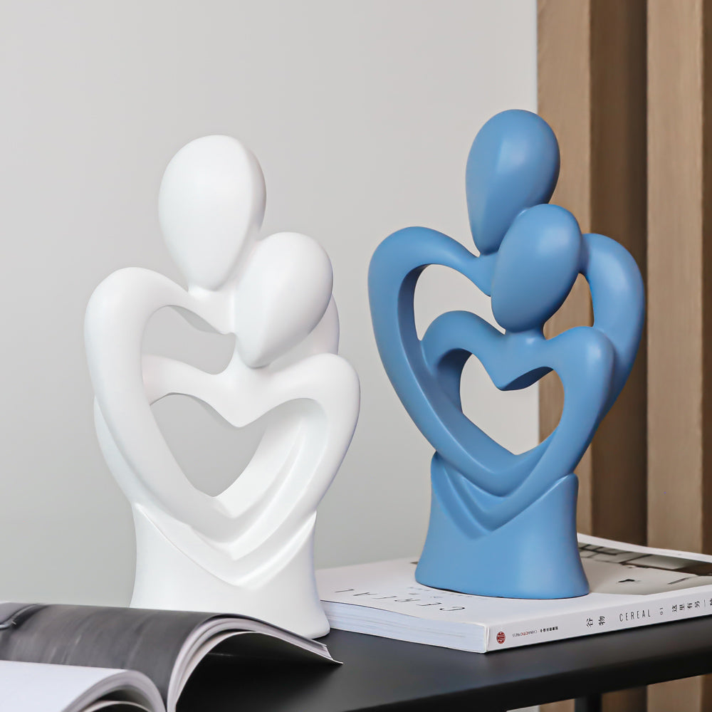 Abstract Couple Resin Sculpture Ornaments