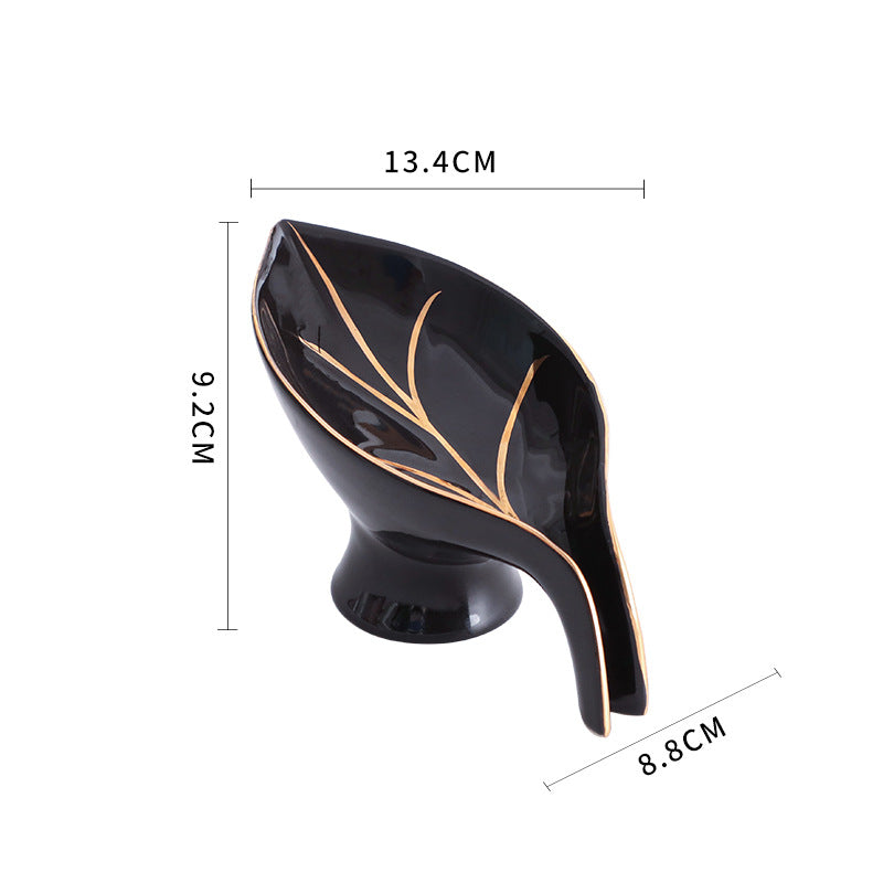 Ceramics Leaf Shape Holder