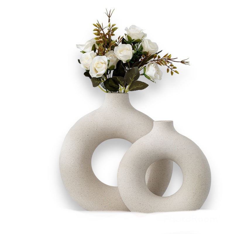 Circular Ceramic  Vase